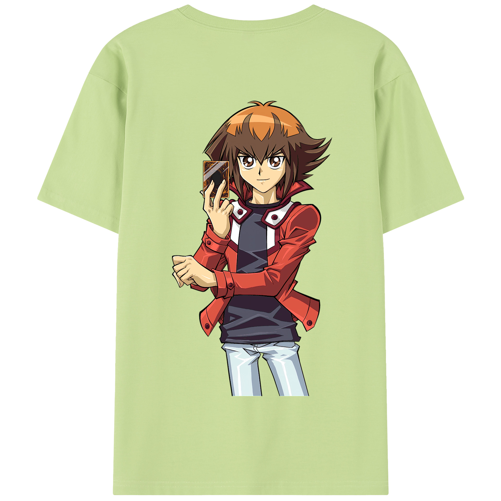 （画像用） 遊☆戯☆王 Yu-Gi-Oh! 綿100％半袖Tシャツ（背面プリント）